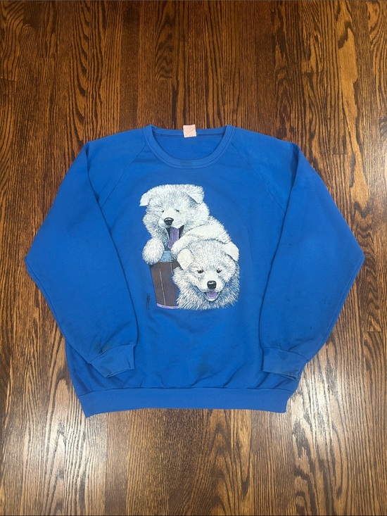 Vintage Other - Vintage 90s Puppy Dog Sweatshirt